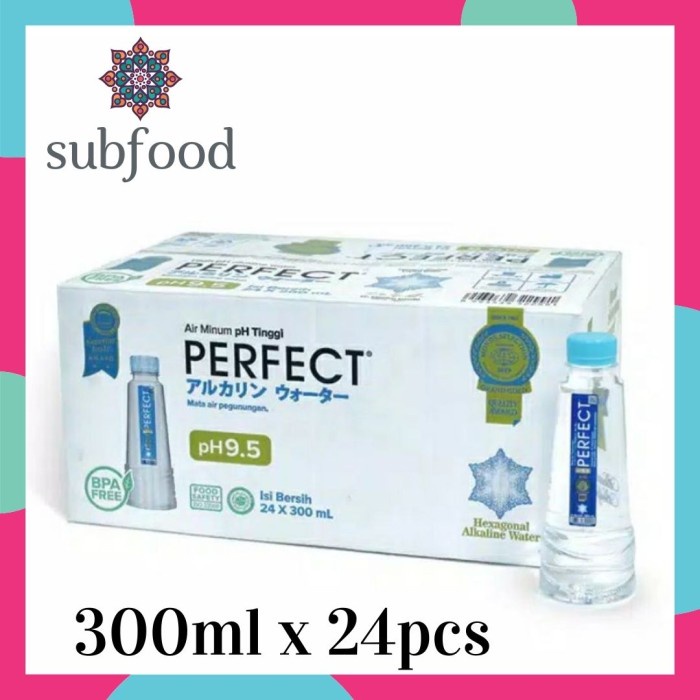 

Perfect Alkaline Water 300 ml (1 Dus) Air Mineral Perfect