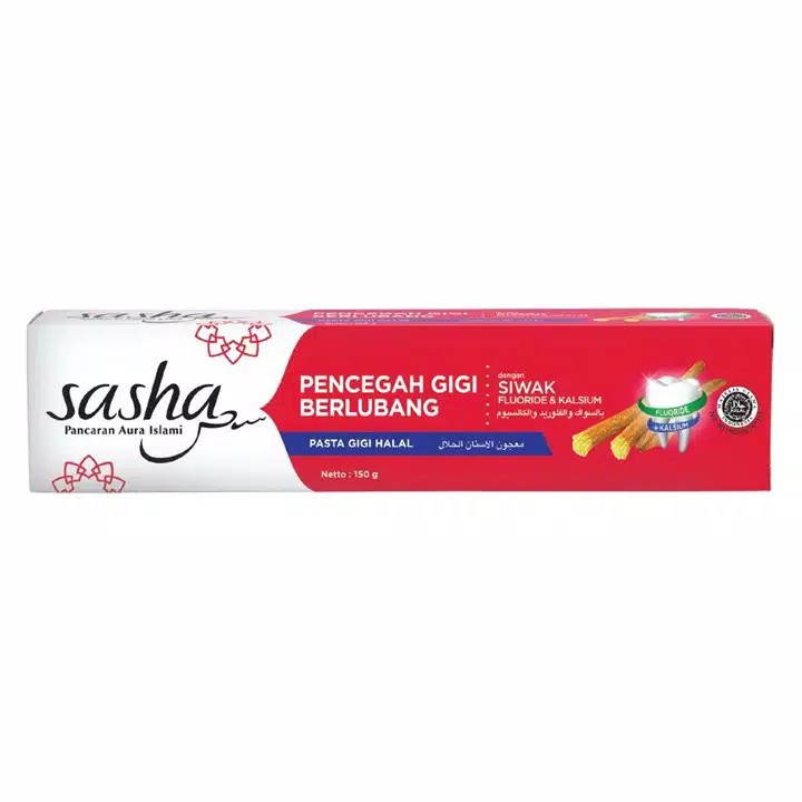 SASHA Pasta Gigi Pencegah Gigi Berlubang 150Gr