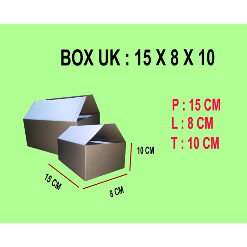 

box packing uk. 15x8x10 cm kerdus packing online murah