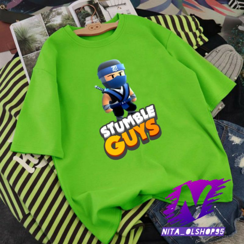 kaos stumble guys baju kaos anak stumble guys ninja