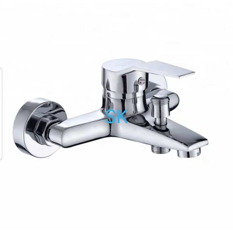 KRAN SHOWER KERAN MIXER BATHUB KAMAR MANDI TOILET AIR PANAS DINGIN - KERAN BATHTUB 2 CABANG TANAM