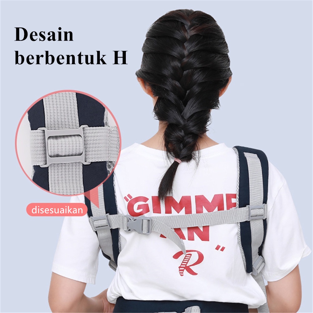 Gendongan Bayi Hipseat Depan Gendongan M Shape Premium Multi Fungsi 0-3 Tahun