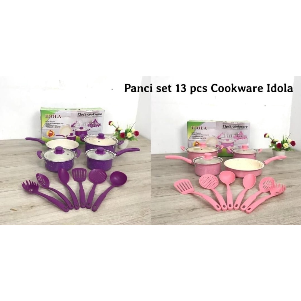 Panci Set 13pcs Cookware Idola