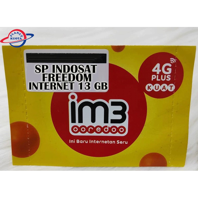 Kartu Perdana Data Indosat Freedom Internet 13GB