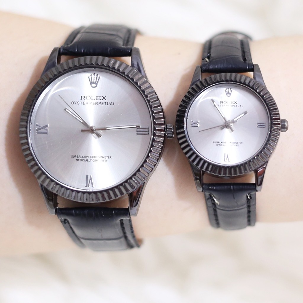 Jam tangan couple sepasang free baterai cadangan model terlaris grosir ecer termurah import RX008