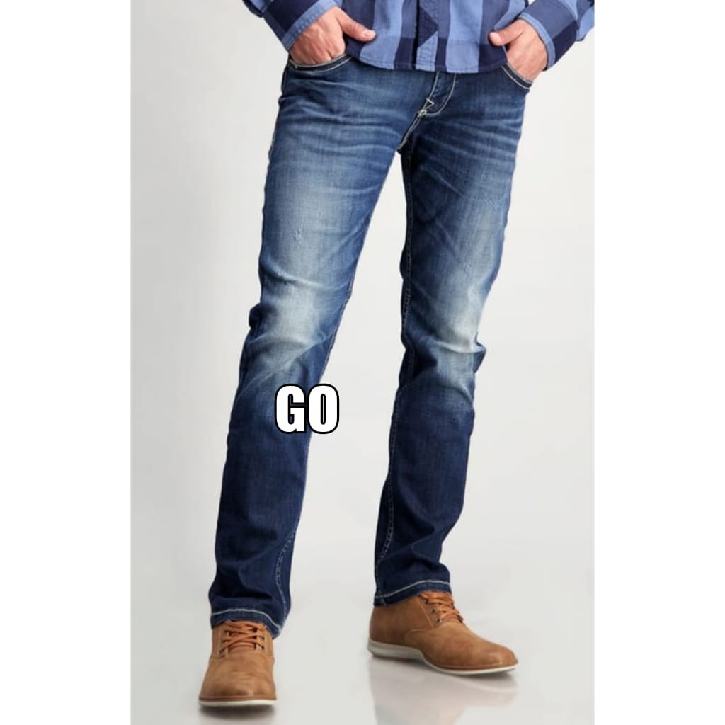 BB  36 CARDINAL CBCBP Celana Panjang Jeans Pria Pencil Stretch Slimfit Super Skinny Sobek Bermuda