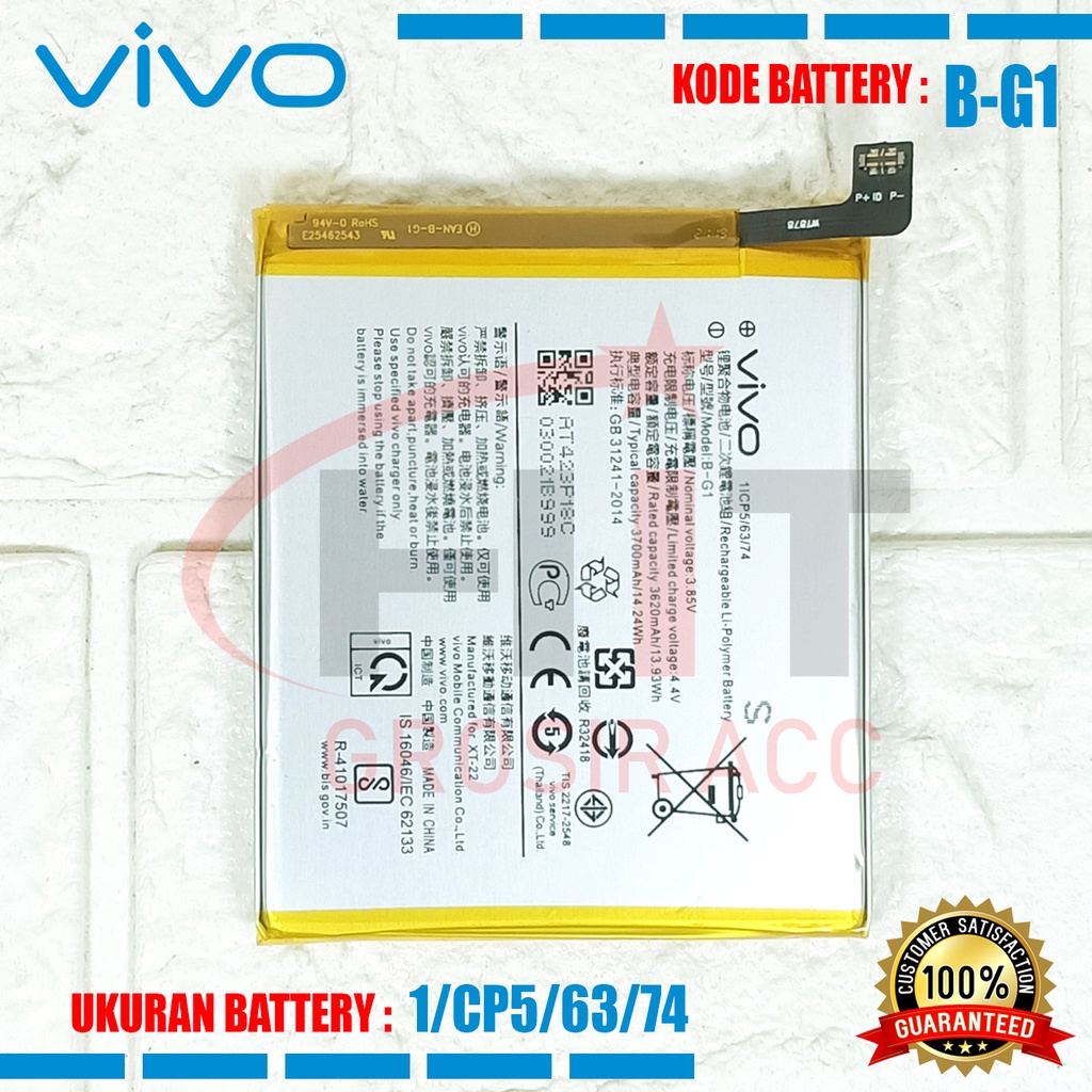 Baterai Battery Ori For Vivo V15 Pro B-G1