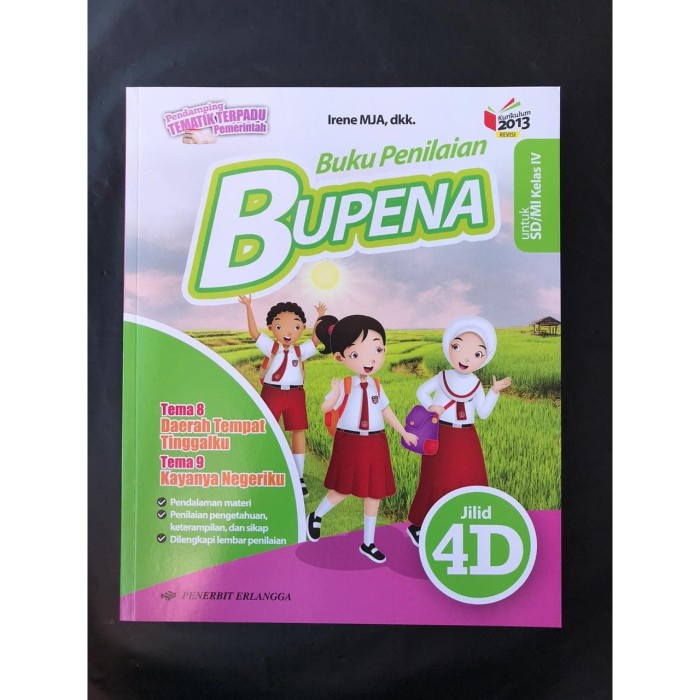 

❤BISA COD❤ BUPENA K13 kelas 4D SD/MI