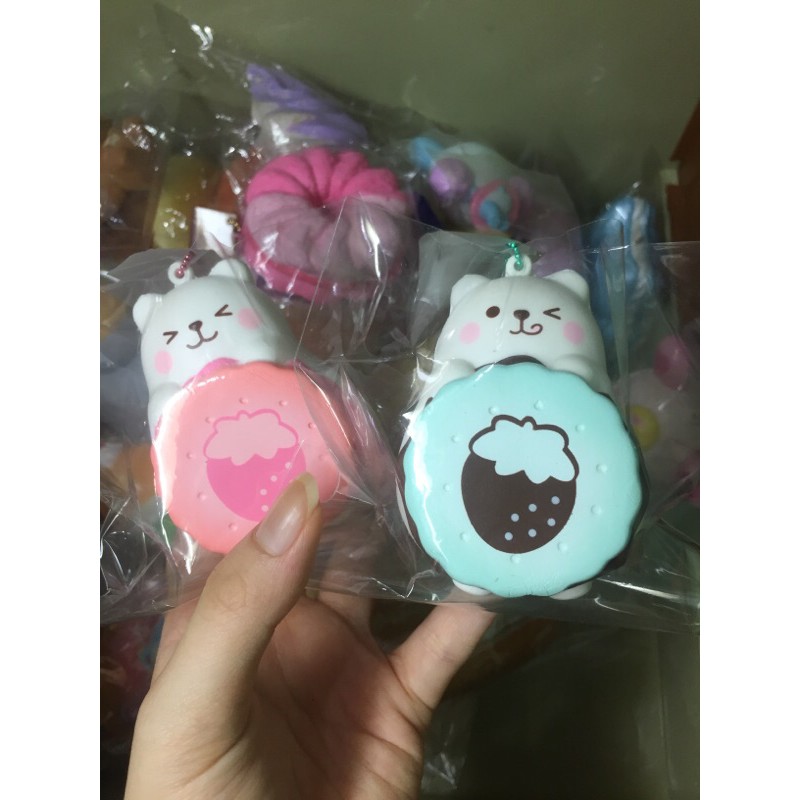 flashsale squishy ibloom marmo sandwich cookies marshmallow bear perf