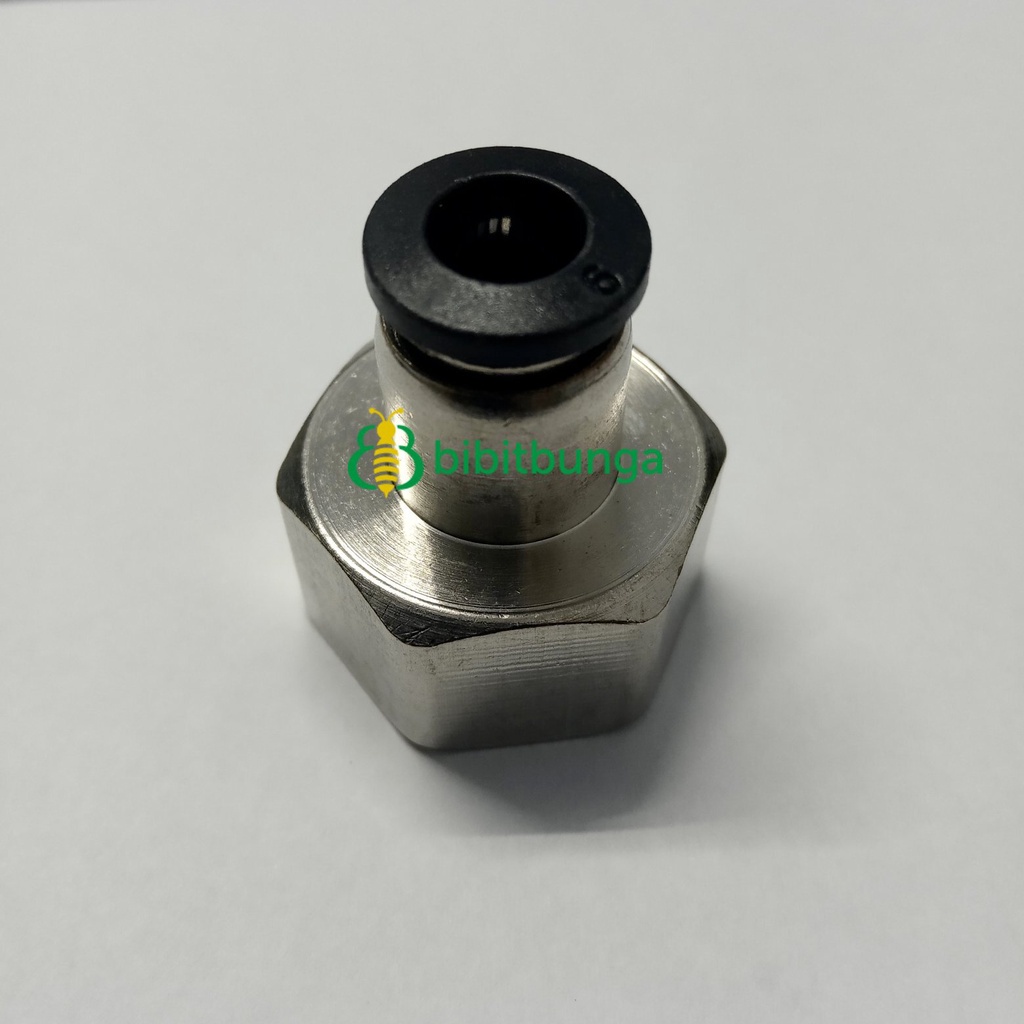 Konektor Pompa DC 18 mm Female Selang PU 6mm 6 mm Connector Sambungan