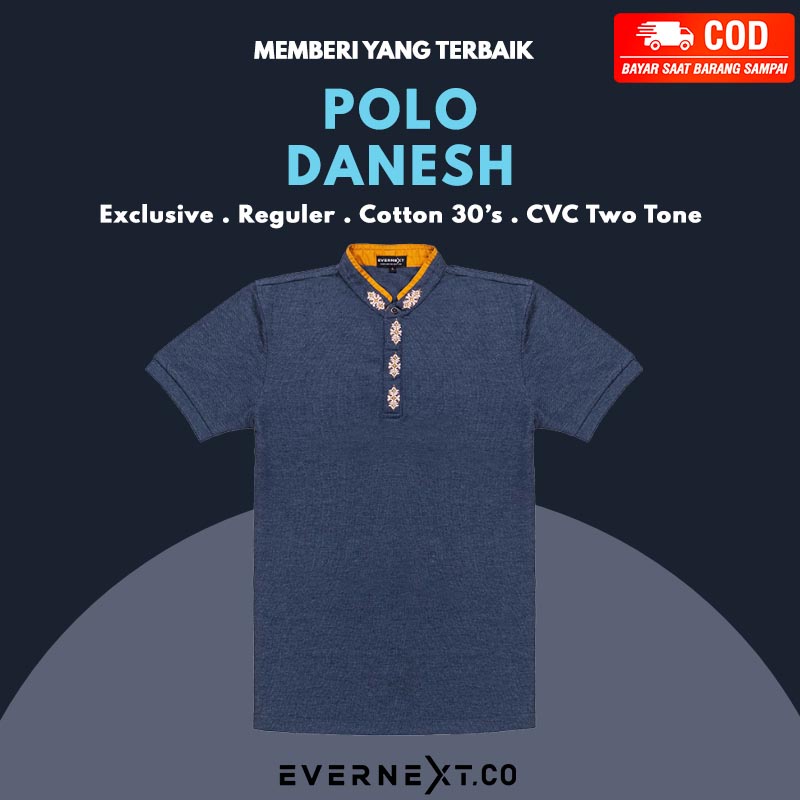 Kaos Polo DANISH Lengan Pendek BasicPRia