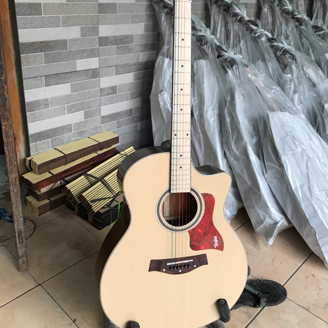 Gitar Akustik Taylor Custom Doble Side Neck Utuh