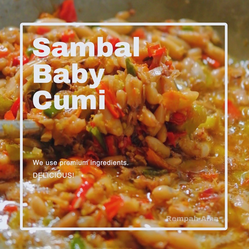 

Sambal Baby Cumi Premium (Cumi medan ASLI)
