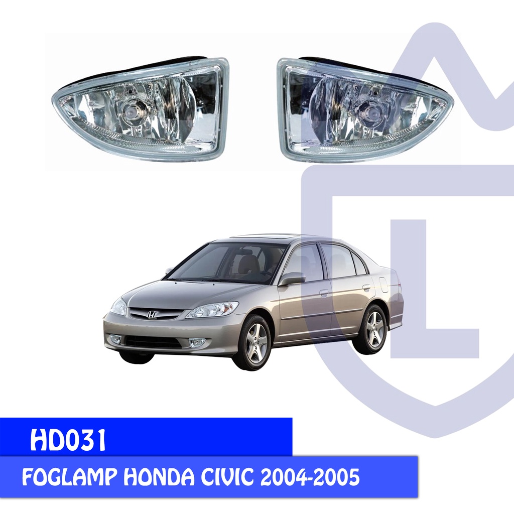 FOGLAMP / LAMPU KABUT DLAA HD031 HONDA NEW CIVIC 2004-2005