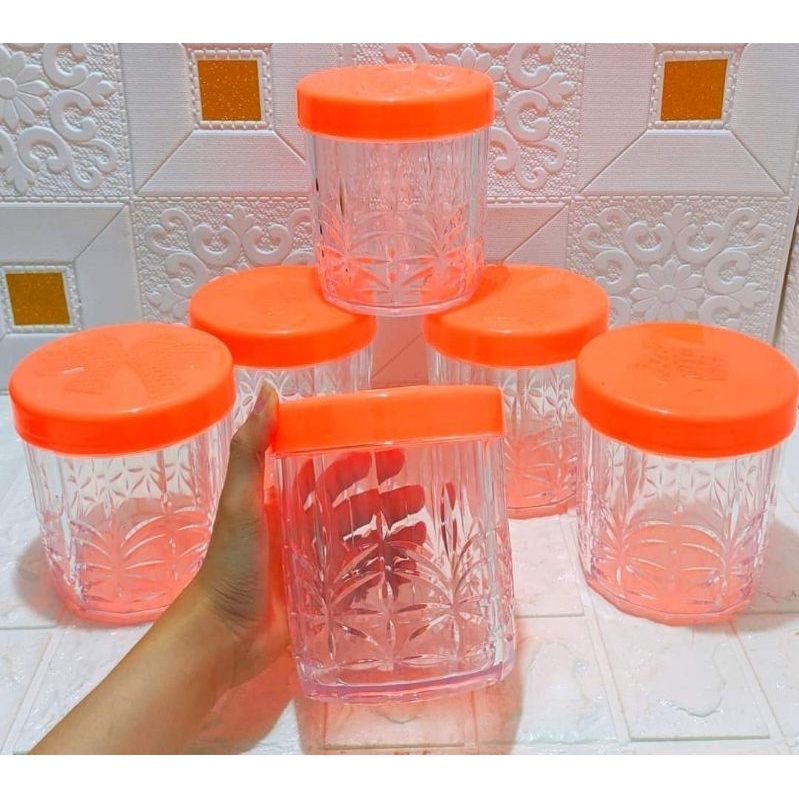 Toples Kaila Bahan Plastik/Toples Putar Plastik Teb