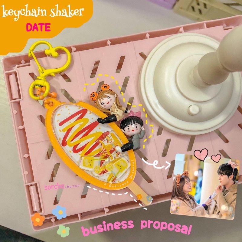business proposal keychain shaker | business proposal merchandise | business proposal kdrama