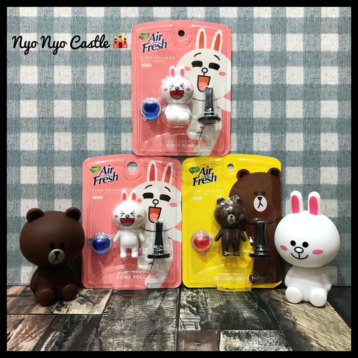 Parfum Mobil / Car Scented Line Friends Brown & Cony