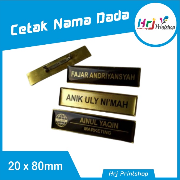 

Cetak Name Tag Nama Dada PNS Kuningan