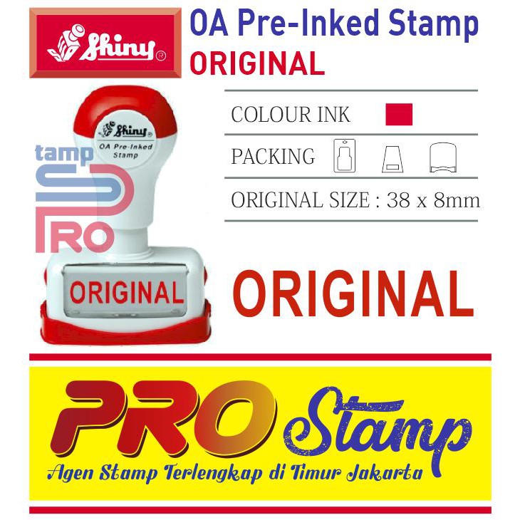 

Stempel OA Pre-Inked / ORIGINAL
