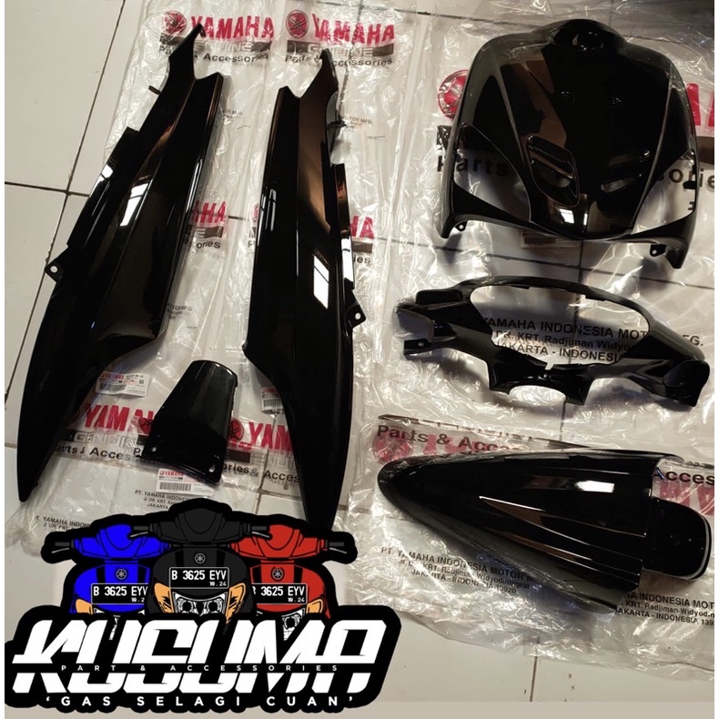 body fullset mio sporty hitam original yamaha