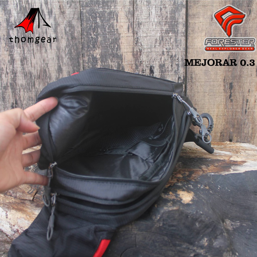 Thomgear Forester Sling Bag Majorar 0.3 Plus Cover Bag Original Tas Selempang Bahu 10140