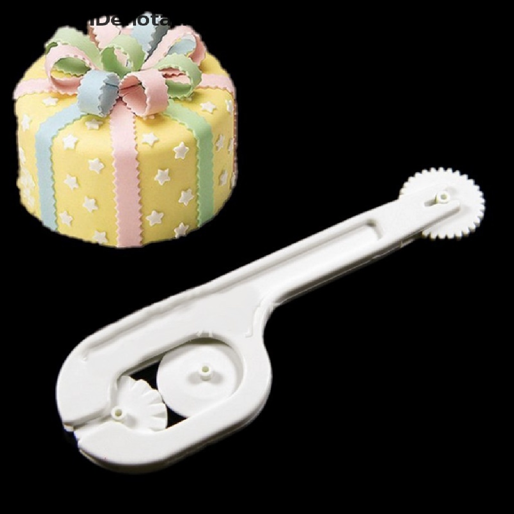 [HeavenDenotation] 1set Fondant Cake Sugar Craft Paste Embosser Wheel Stitching Cutter Tools DIY