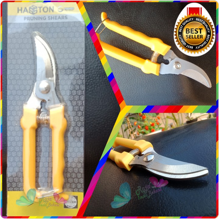 Ori Gunting Dahan Ranting Haston Prohex Pruning Shears Gunting Art 1350 1353 Tajam Anti Karat Kuat Gunting Dahan Ori