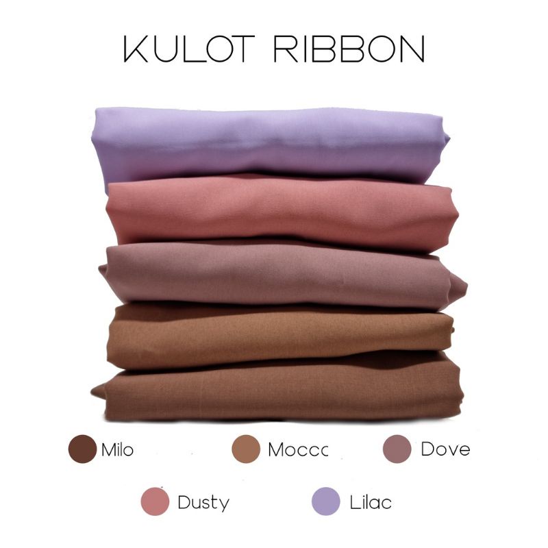 kulot ribon pant / celana panjang ribon / kulot wolfis