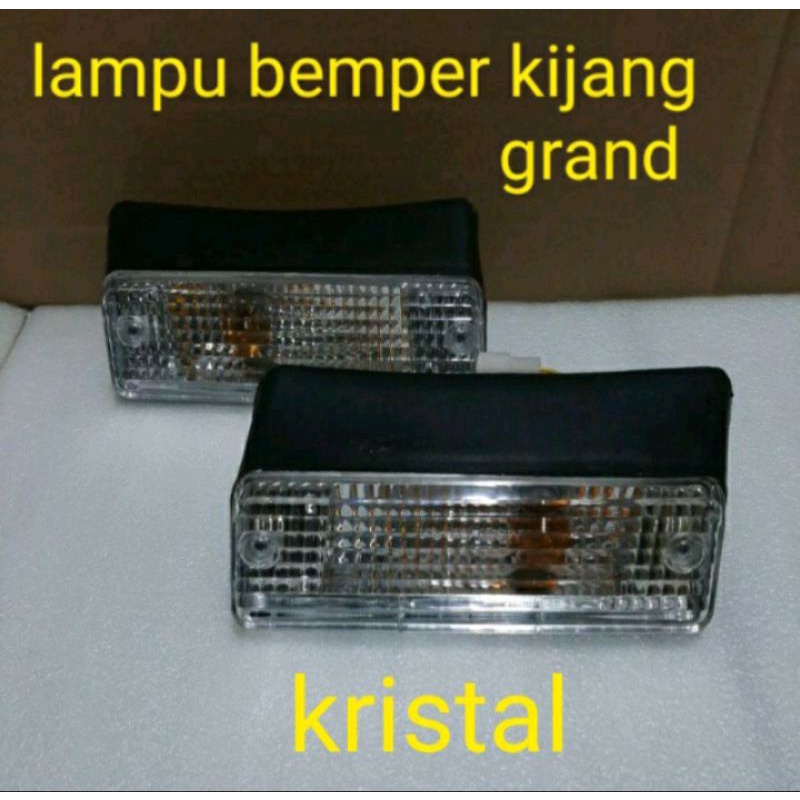 Lampu bemper kijang grand kristal set