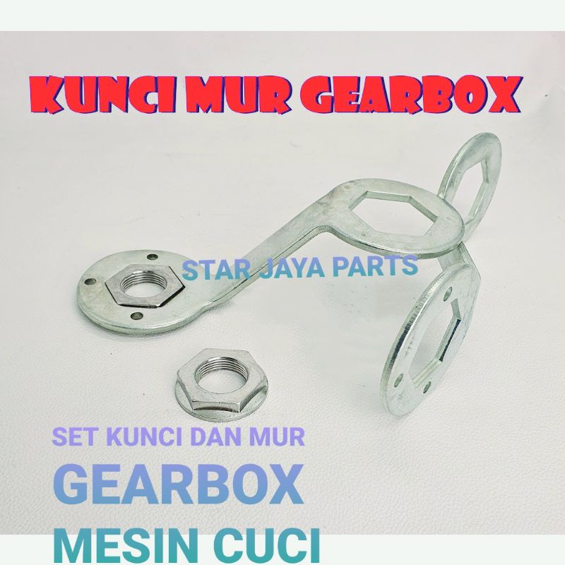 [1 SET]KUNCI MUR BAUT GEAR BOX MESIN CUCI 1 TABUNG UKURAN 36-38 UNIVERSAL