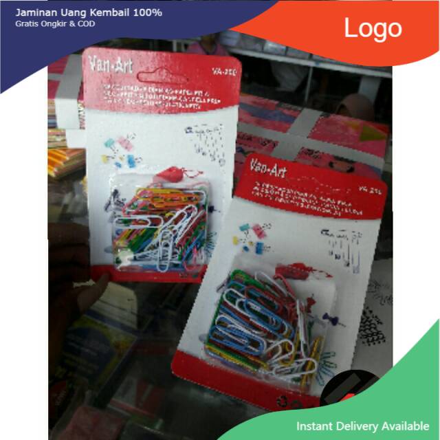 

Termurah Paper Clip Warna / Penjepit Kertas Warna