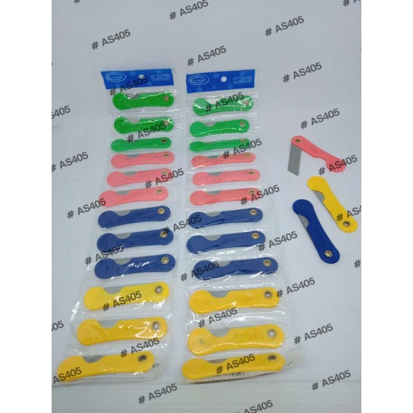 

Pemes renteng 12 pcs / Pisau lipat / Cutter lipat / Silet / Pisau mini