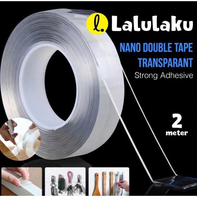 

Nano Magic Double Tape Bening Tahan Air 30mm x 2M Acrylic Washable