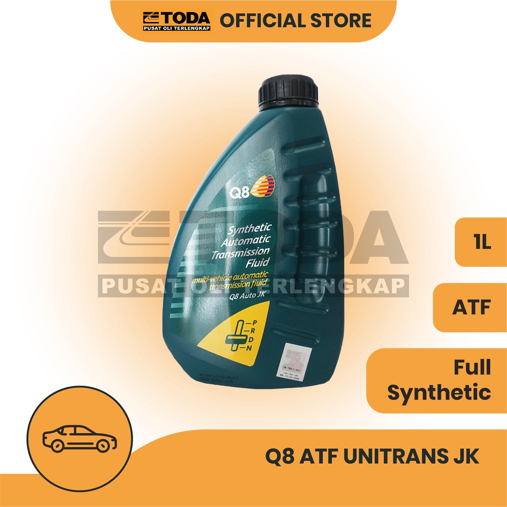 Oli Transmisi Mobil Matic Q8 ATF Unitrans JK - Oli Transmisi - Oli Mobil