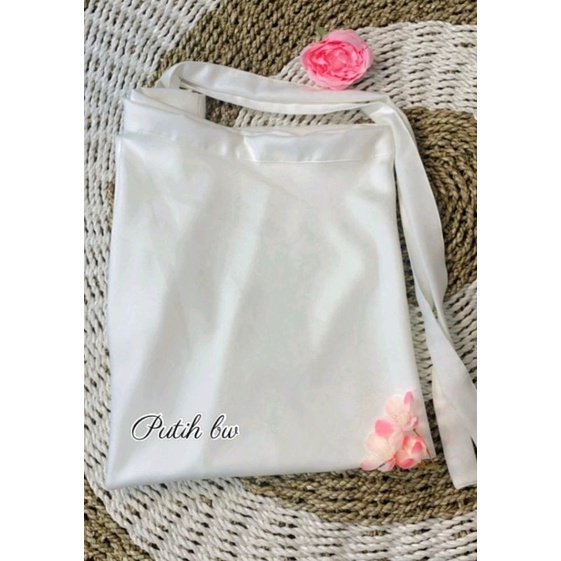 ROK STRAP ROK TALI SHAKILA ROK KOREA TALI STYLE ROK WANITA BAHAN SHAKILA STREAT ALL SIZE FIT TO XL BAWAHAN PANJANG KOREA LONG SKIRT STRAP POLOS-Putih BW