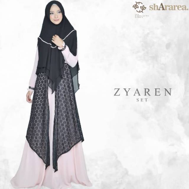 Shararea gamis syari premium zyaren set ukuran S