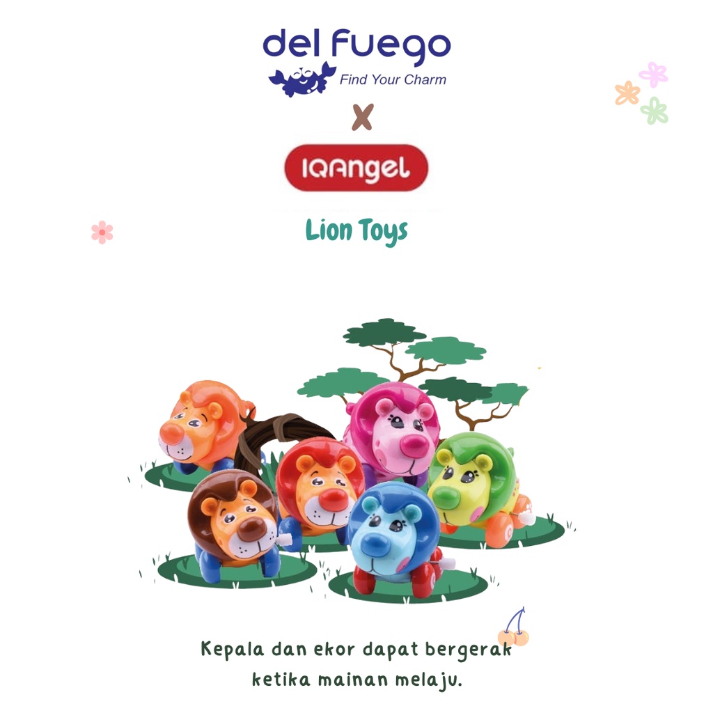 [DF] IQ Angel Mainan Bayi Lion Toys IQ 634 / Mainan Edukatif Anak
