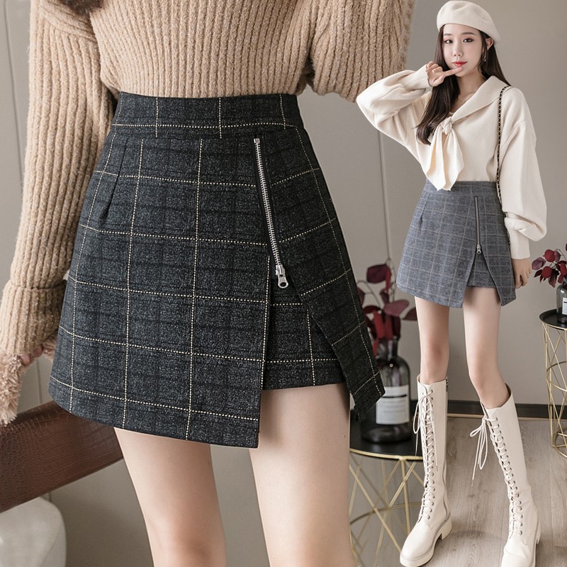 KARAKOREA 9760 Rose Skirt/Korean Mini Skirt/Rok Pendek/Rok Korea Skirt/Rok Liza Skirt