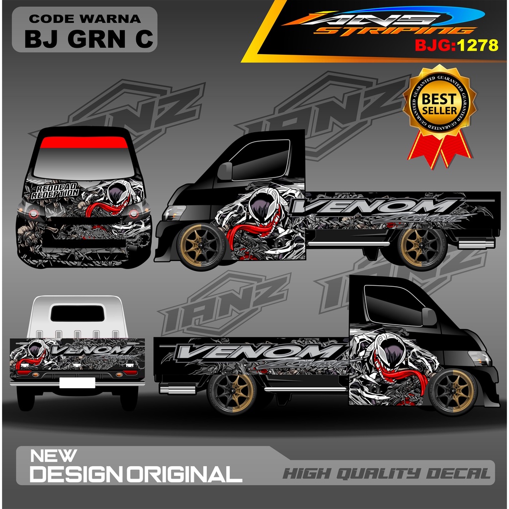 DECAL STIKER PICK UP GRANMAX CARRY L300 FULL BODY / DECAL STIKER GRANMAX FREE REQUEST / VARIASI STIKER FULL BODY / STIKER PICK UP / STICKER GRANMAX