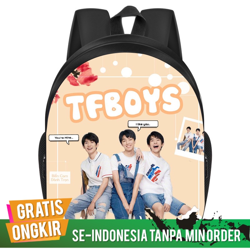 Tas Anak Import TFBoys Sekolah TF Keluarga Ransel College  Pria Ransel