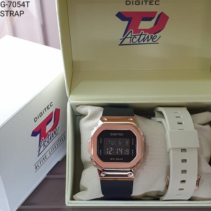 Digitec BDG 7054 Double tali Jam tangan wanita Digitec 7054 model Baby