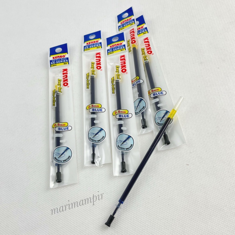 REFILL / ISI PULPEN GEL / CAIR KENKO EASY GEL 0.5 MM BIRU