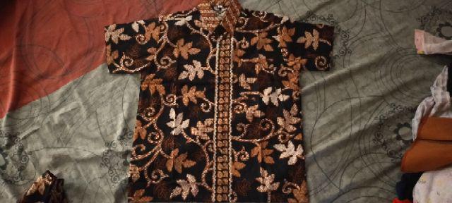 Couple Batik Ayah Anak Motif Mohabaten Size Anak Terlengkap Usia 1-10 Tahun