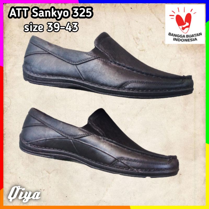 Sepatu Karet Pria Formal/ Sepatu Karet Pantofel ATT Sankyo 355/ATT Sab 352