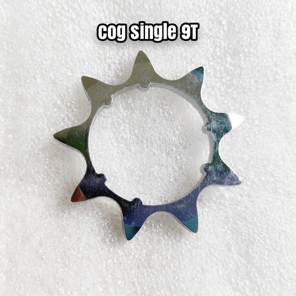 Cog Single 9T - Gir 9T - Cog 9T BMX DJ Freehub Freecoaster - not kk rival xlr8 rebel dartmoor metal
