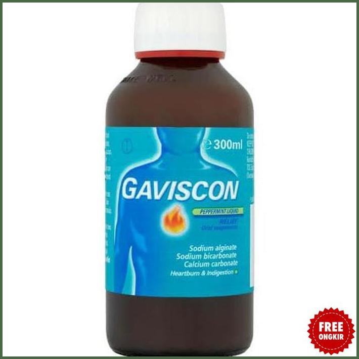 ✅Jual obat - Gaviscon Peppermint Liquid 300 ml ⭐⭐⭐⭐⭐