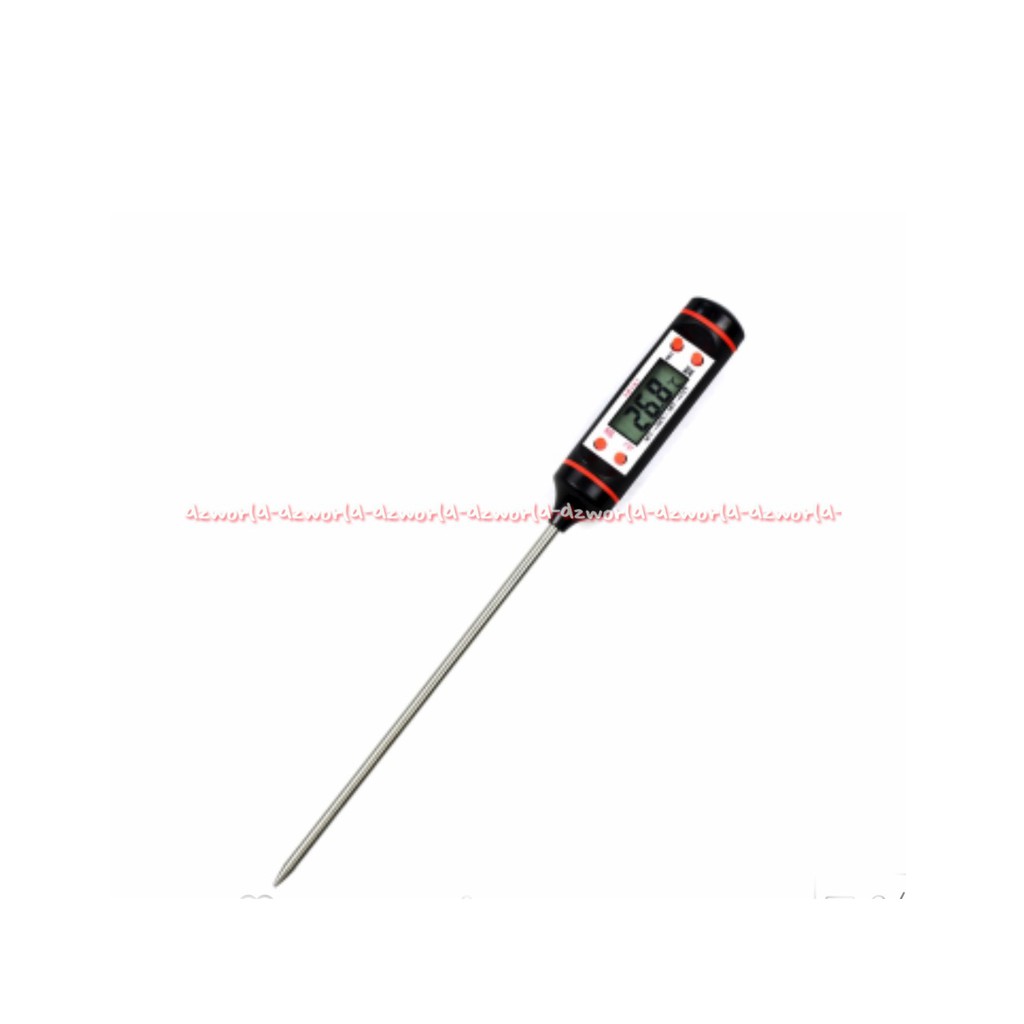 Celcio &amp; Co Alat Termometer Panggangan BBQ Alat Pengukur 22cm Alat Ukur Suhu Untuk Daging Pangang Barbeque Makanan Celcio Co Chelcio Thermometer Panjang