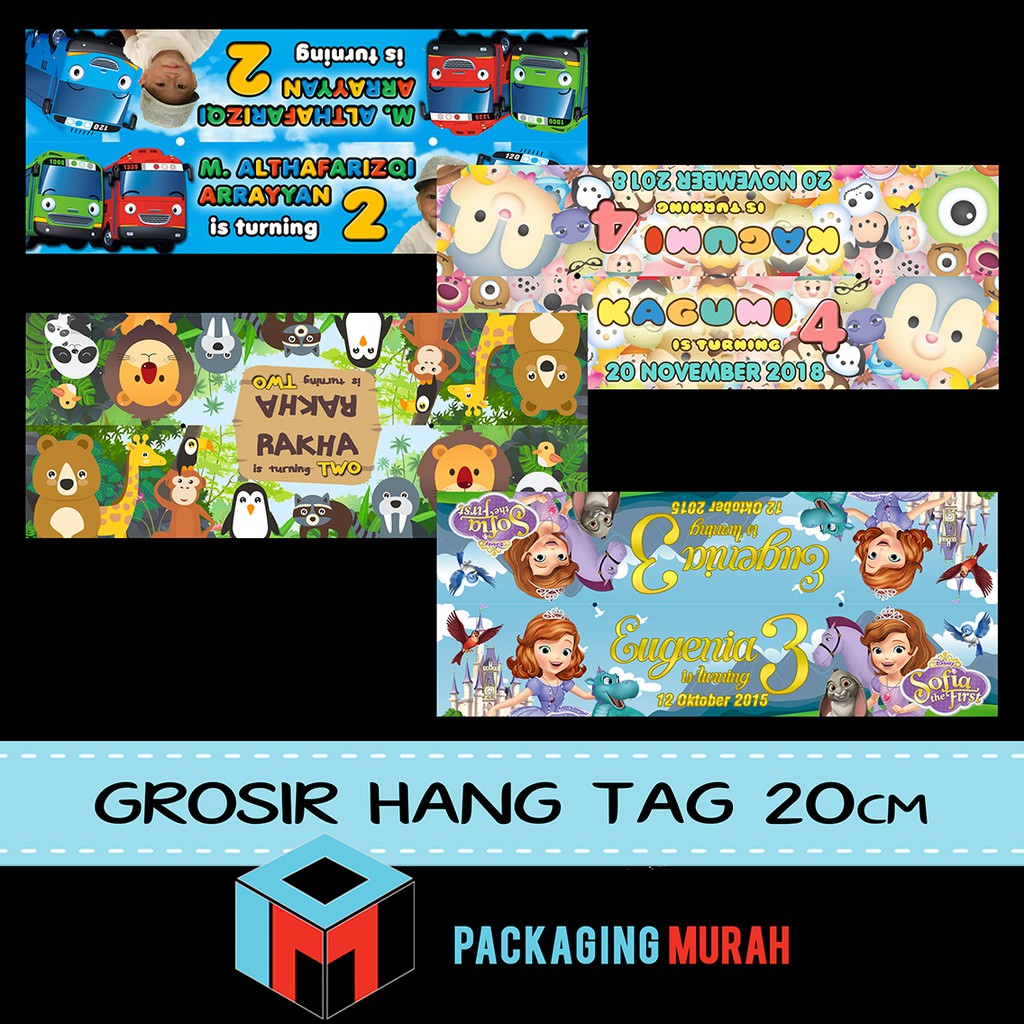 

GROSIR HANG TAG Plastik Snack 20cm