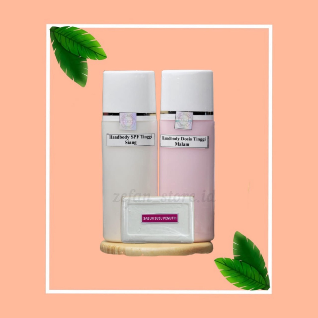 Paket HB Whitening SPF Tinggi Handbody Lotion Pemutih Badan Body Lotion Body Soap Whitening Hand Bod