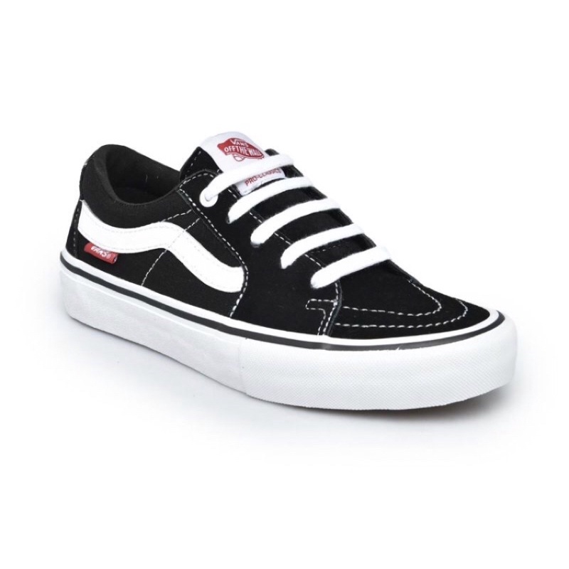 Vans Sk8 Low Pro Black/White - 100% Original / RESMI